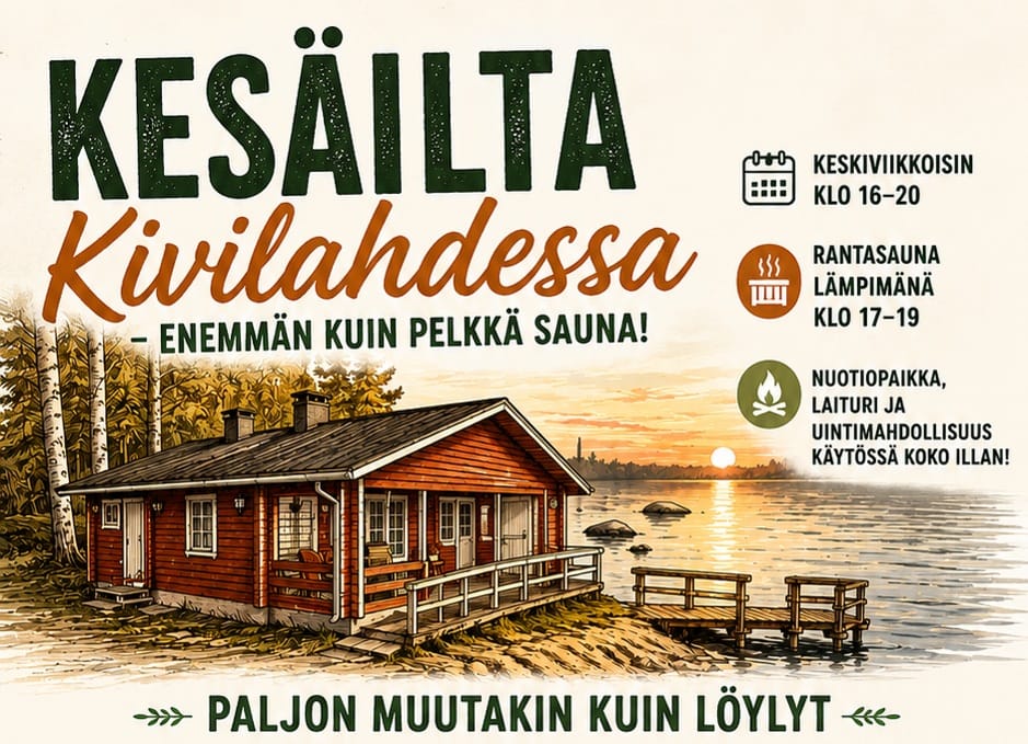 Kesäsaunaillat Kivilahdessa